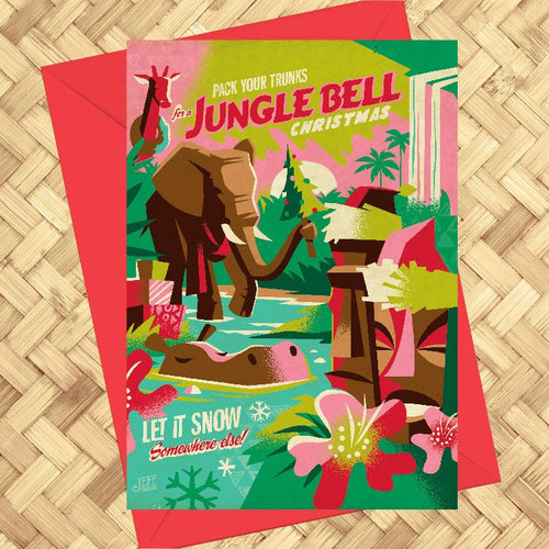 Jeff Granito's 'Jungle Bell' Greeting Card (1) - Ready to Ship!