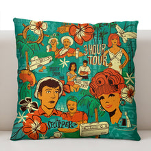 Jeff Granito's 'Three Hour Tour' Pillow Cover - Ready to Ship! (FREE SHIPPING in U.S.)