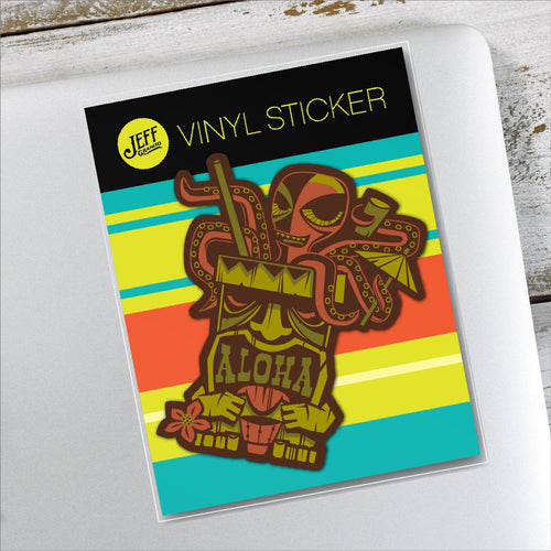 Jeff Granito's 'Aloha' Vinyl Sticker - Ready to Ship!