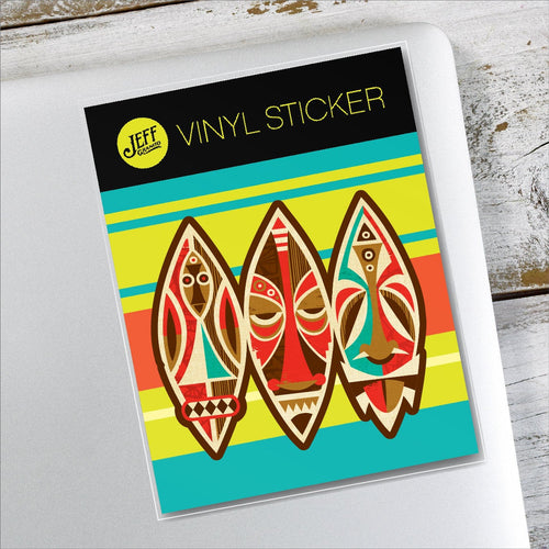 Jeff Granito's 'Masks' Vinyl Sticker - Ready to Ship!