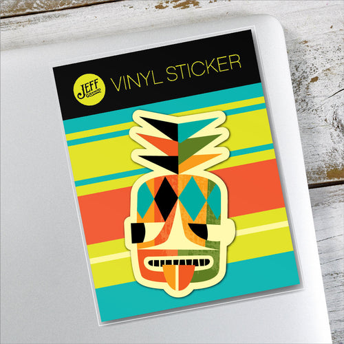 Jeff Granito's 'Pineapple Head' Vinyl Sticker - Ready to Ship!