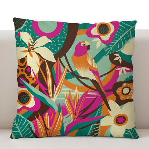 Jeff Granito's 'Birds of Paradise' Pillow Cover - Ready to Ship! (FREE SHIPPING in U.S.)