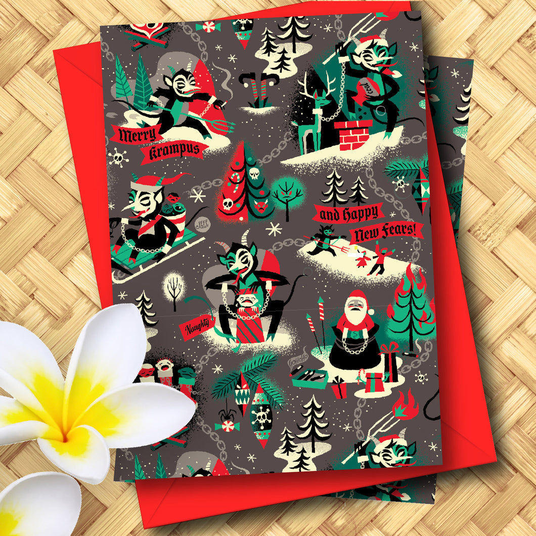 Jeff Granito's 'Happy New Fears' Greeting Card Set (20) - Ready to Ship!