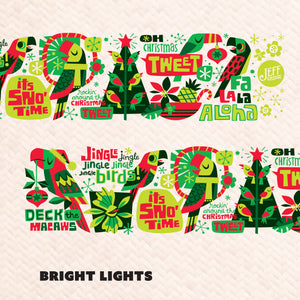 Jeff Granito's 'Jingle Birds' Mai Tai Cocktail Glass (1) - Pre Order