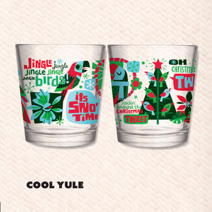 Jeff Granito's 'Jingle Birds' Mai Tai Cocktail Glass (1) - Pre Order