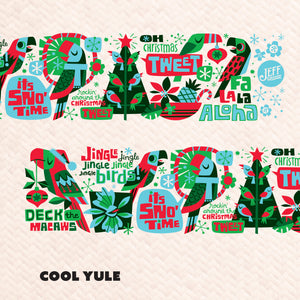 Jeff Granito's 'Jingle Birds' Mai Tai Cocktail Glass (1) - Pre Order