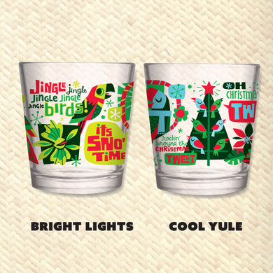 Jeff Granito's 'Jingle Birds' Mai Tai Cocktail Glass (1) - Pre Order