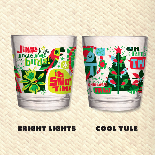 Jeff Granito's 'Jingle Birds' Mai Tai Cocktail Glass (1) - Pre Order