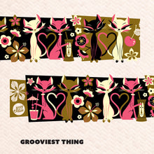 Jeff Granito's 'Love Cats' Mai Tai Cocktail Glass (1) - Ships Early February!