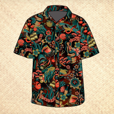 Jeff Granito's 'Rum Conquers All' Modern Fit Button-Up Shirt - Unisex - Pre-Order