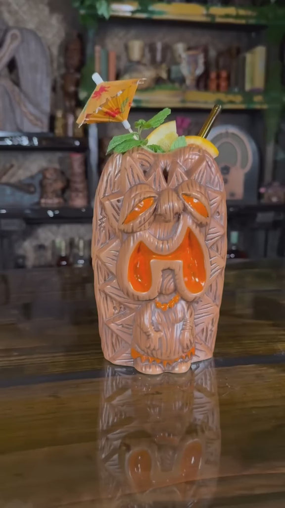 2025.01.13 PRODUCT Ken Ruzics The Griper Orange Ceramic Tiki Mug — Instagram DEyU0Kmy_NG
