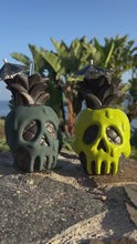 2024.08.10 PRODUCT Jeff Granitos Poison Pineapple Twilight Teal and Apple Green Tiki Mugs — Instagram C-gUM1_S5dU