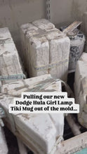 Dodge Hula Girl Lamp ceramic tiki mug - Limited Run - Laguna Studio, Made in USA - Made to Order, Shipping Weekly