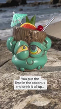 2025.12.05 PRODUCT Tiki tOnys King Coconut Blue and Red Ceramic Tiki Mugs — Instagram DR58ilvEdJq