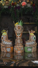2024.09.06 PRODUCT Tiki tOnys Enchanted Tiki Room Chanting Drummer and Orange and Green Side Drummer Tiki Mugs — Instagram C_lj-blS5XC