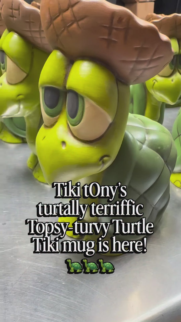 2026.09.10 PRODUCT Tiki tOnys Topsy-turvy Turtle Green Eyes Ceramic Tiki Mug — Instagram DdIMOJDp7n4