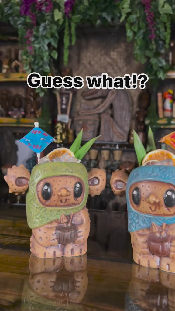 2024.05.19 PRODUCT Tiki tOnys Enchanted Yum Grub Green and Blue Tiki Mugs — Instagram C7KJ4uGPHF4