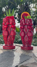2024.12.08 PRODUCT Jeff Granitos RedRum Bright Red and Dark Red Ceramic Tiki Mugs — Instagram DDVMWOrT1mB