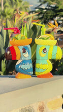 Tiki tOny’s Tiki Rum Bird – Sam + Teal/Green · Ceramic Tiki Mugs · Pre-Order