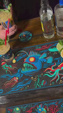 2025.04.15 PRODUCT Jeff Granitos Dwellers of the Deep Blue Depths Mai Tai Glass Bar Mat Bar Rail and Coasters — Instagram DIfM03kTAFA