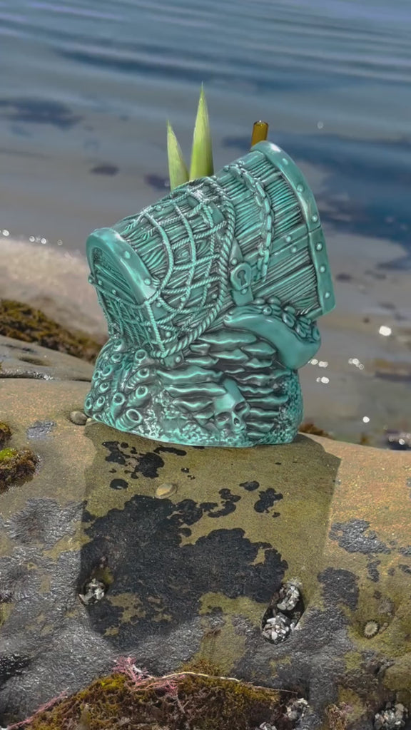 2024.04.17 PRODUCT Sunken Treasure Blue Ceramic Tiki Mug — Instagram C54CrjHydUv