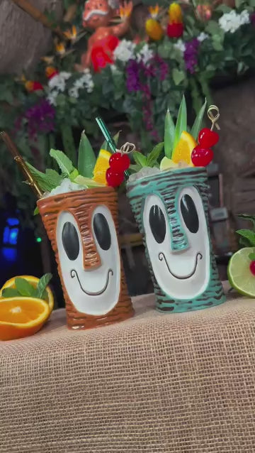 2025.05.31 PRODUCT Tiki tOnys Enchanted Tiki Bob Tahitian Terrace Teal and Toasty Coconutty Brownge Tiki Mugs — Instagram DKVRf7OBtHZ
