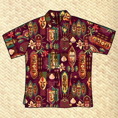 TikiLand Day 2023 'Spirit of Tiki' - Unisex Aloha Shirt - Ready to Ship!