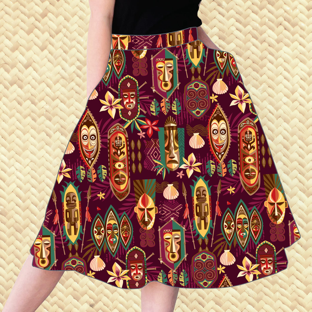 TikiLand Day 2023 'Spirit of Tiki' - Aloha Skirt - Ready to Ship!