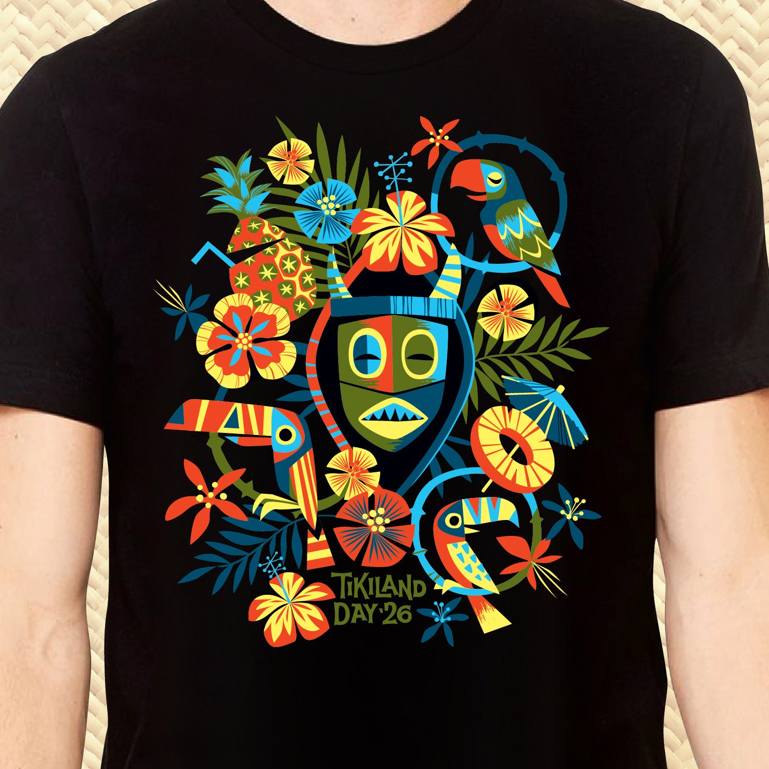 TikiLand Day 2026 'Tropic Hideaway' Unisex Tee - Pre-Order