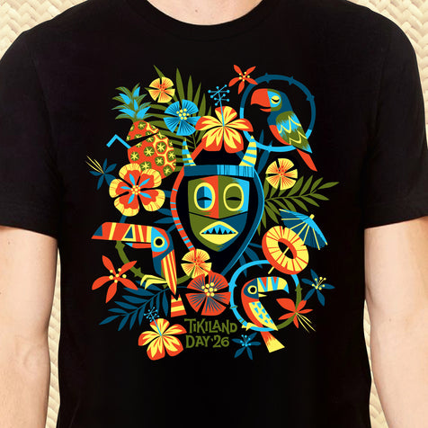 TikiLand Day 2026 'Tropic Hideaway' Unisex Tee - Pre-Order