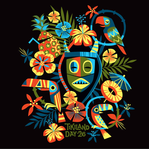 TikiLand Day 2026 'Tropic Hideaway' Women's Tee - Pre-Order