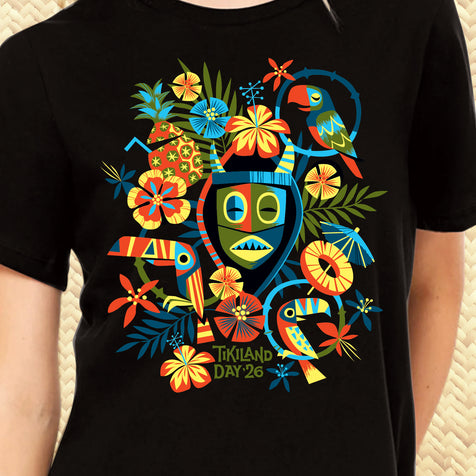 TikiLand Day 2026 'Tropic Hideaway' Women's Tee - Pre-Order