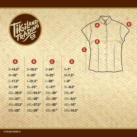 TikiLand Day 2025 'Lanai Enchantment' - Classic Aloha Button-Up Shirt - Womens - Ready to Ship!