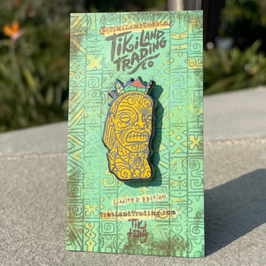 Tiki tOny's Cannibal of Doom Enamel Pin - Ready to Ship!