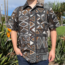 TikiLand Trading Co. X Jeff Granito 'Distant Drums Haleakalā' - Classic Aloha Button Up-Shirt - Unisex - Ready to Ship!