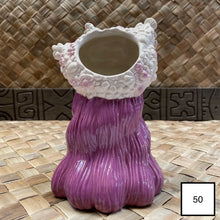 Critterosity's Floral Tiki Goddess Tiki Mug - Purple - Limited Spring Edition - Whoopsies! - Ready to Ship!