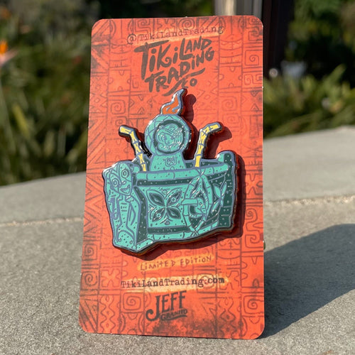 Tiki tOny's Calling All Spirits Bowl Enamel Pin - Ready to Ship!