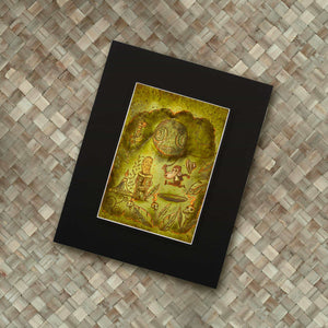 TikiLand Trading Co. 'Adventure Monkey and the Golden Idol' Print - Ready to Ship - (US shipping included)