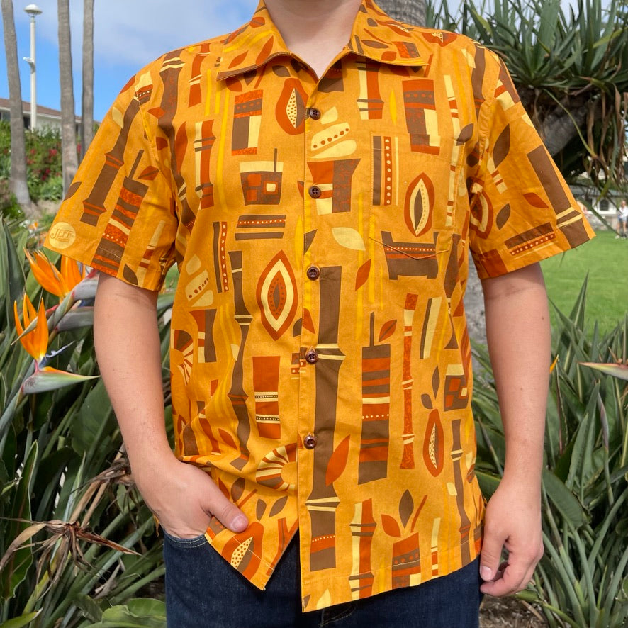 Jeff Granito's 'Rum Trader' - Classic Aloha Button Up-Shirt - Unisex - Ready-To-Ship!