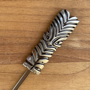TikiLand Trading Co. 'Heritage 3' Sculpted Metal Swizzle Stick