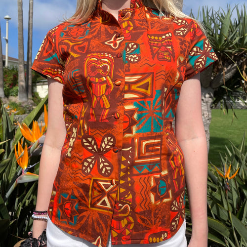 TikiLand Mug Society Exclusive: 'Hoaloha Classic' - Womens Aloha Shirt - Ready to Ship!