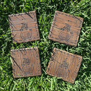 Tiki tOny's ‘Tiki Favorites’ - Coaster Set (4) - Ready to Ship!