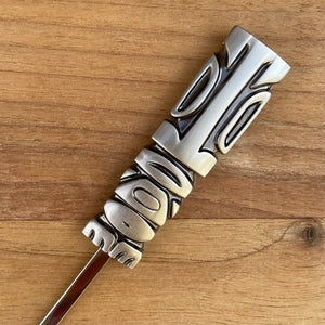 TikiLand Trading Co. 'Heritage 4' Sculpted Metal Swizzle Stick