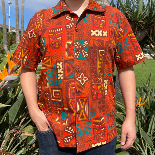 TikiLand Mug Society Exclusive: 'Holaloha Classic' - Unisex Aloha Shirt - Ready to Ship!