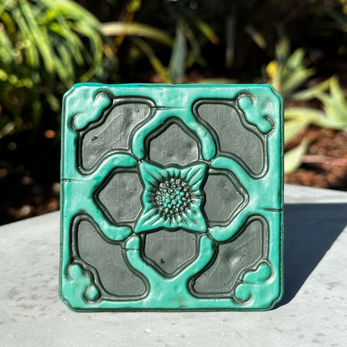 TikiLand Trading Co.'s 'Jade Tile' Coaster - Ready to Ship!