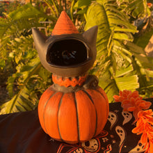 Pumpkin Cat Tiki Mug, designed by Tiki tOny and sculpted by Thor - Ready to Ship!