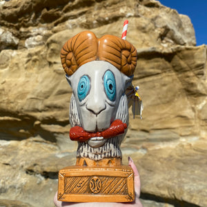 Tiki tOny's KAO POW The Thunder Goat Tiki Mug, sculpted by Thor - Limited Edition / Limited Time Pre-Order