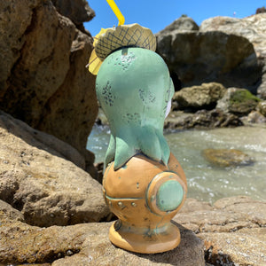 Tiki tOny's Drunktapus Tiki Mug, sculpted by Thor - Ready to Ship