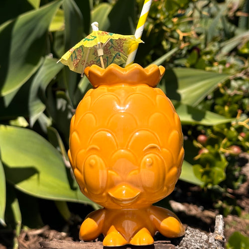 Jeff Granito's Pineapple Bird Tiki Mug, sculpted by Thor - Ready to Ship