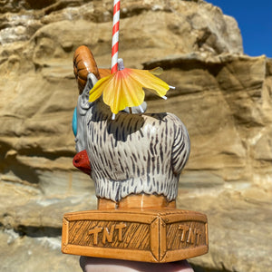 Tiki tOny's KAO POW The Thunder Goat Tiki Mug, sculpted by Thor - Limited Edition / Limited Time Pre-Order